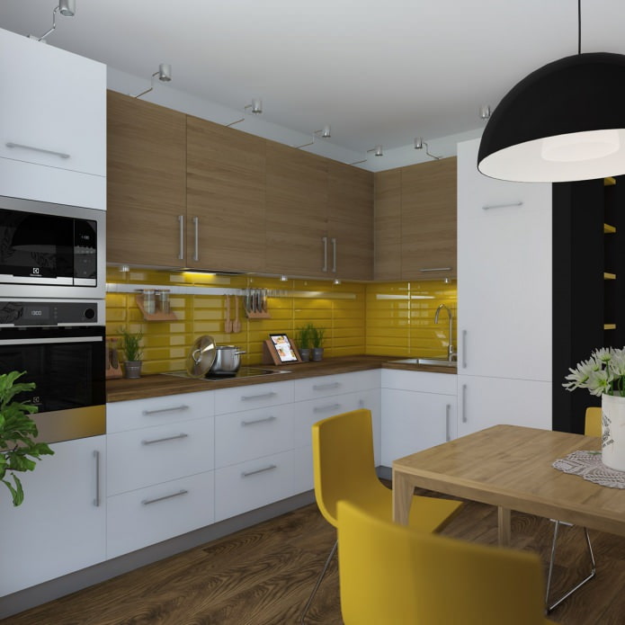 дизайн кухни в однокомнатной квартире