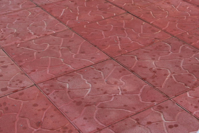 плитка для тротуара с текстурой тучка