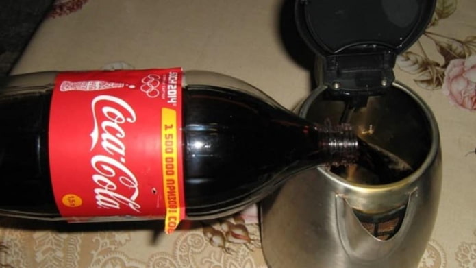 Кока-кола от накипи