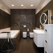 Интерьер ванной комнаты в современном стиле: 60 лучших фото и идей для дизайна-2