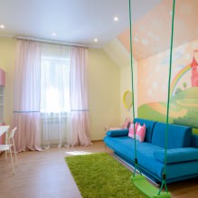 Шторы в детскую комнату: виды, выбор цвета и стиля, 70 фото в интерьере-4
