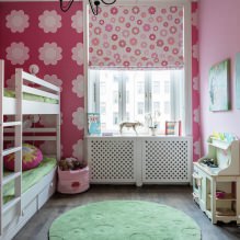 Шторы в детскую комнату: виды, выбор цвета и стиля, 70 фото в интерьере-12