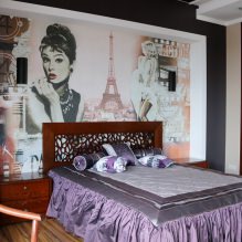 Дизайн стен в спальне: выбор цвета, варианты отделки, 130 фото в интерьере-21