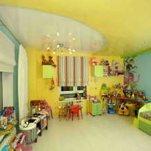 Натяжной потолок в детскую комнату: 60 лучших фото и идей-11