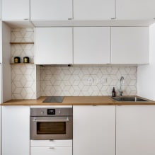 Белый кухонный гарнитур: особенности выбора, сочетания, 70 фото в интерьере-6
