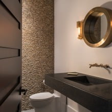 Интерьер туалета маленького размера: особенности, дизайн, цвет, стиль, 100+ фото-13