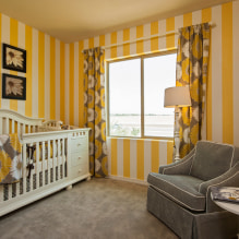 Желтые шторы в интерьере: виды, ткани, цвет, дизайн, декор, сочетание с цветом обоев-3