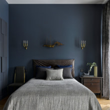 Синий цвет в интерьере: сочетание, выбор стиля, отделки, мебели, штор и декора-4