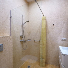Мозаика в ванной: виды, материалы, цвета, формы, дизайн, выбор места отделки-3