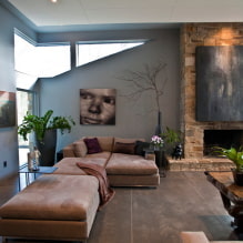 Коричневый диван в интерьере: виды, дизайн, материалы обивки, оттенки, сочетания-4