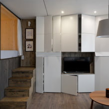 Дизайн квартиры-студии 20 кв. м. – фото интерьера, выбор цвета, освещения, идеи обустройства-6
