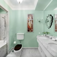 Ванная комната в классическом стиле: выбор отделки, мебели, сантехники, декора, освещения-2