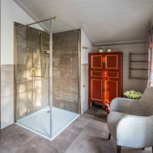 Ванная комната в классическом стиле: выбор отделки, мебели, сантехники, декора, освещения-6