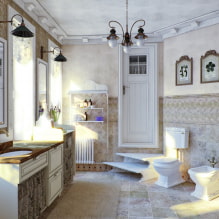 Дизайн ванной комнаты в стиле прованс-1