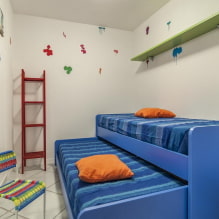 Детская комната для двух мальчиков: зонирование, планировка, дизайн, отделка, мебель-4