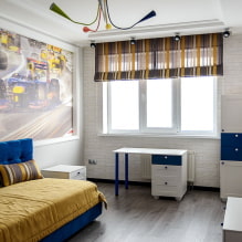Интерьер комнаты для мальчика подростка: зонирование, выбор цвета, стиля, мебели и декора-6