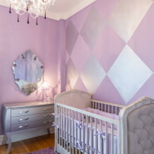 Сиреневая и фиолетовая детская комната: особенности и советы по оформлению-5