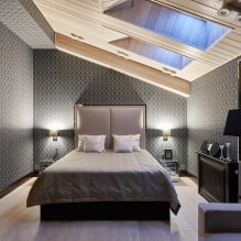Спальня на мансарде: зонирование и планировка, цвет, стили, отделка, мебель и шторы-5