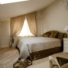 Спальня на мансарде: зонирование и планировка, цвет, стили, отделка, мебель и шторы-6