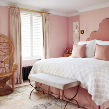 Розовая спальня: особенности оформления, красивые сочетания, реальные фото-3