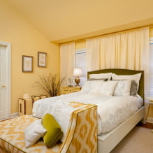 Желтая спальня: особенности оформления, сочетания с другими цветами-0