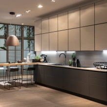 Кухни в стиле модерн: особенности оформления, варианты отделки и мебели-0
