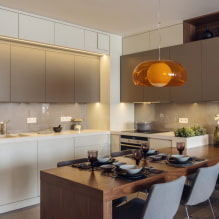 Кухни в стиле модерн: особенности оформления, варианты отделки и мебели-6
