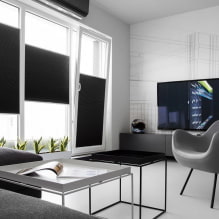 Черно-белая гостиная: особенности дизайна, реальные примеры в интерьере-0