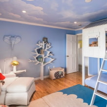 Голубой и синий цвет в интерьере детской комнаты: особенности дизайна-1