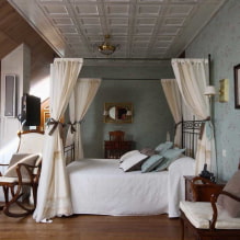 Спальня в стиле кантри: примеры в интерьере, особенности оформления-0