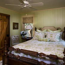 Спальня в стиле кантри: примеры в интерьере, особенности оформления-1