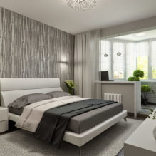 Современный дизайн спальни с балконом-7