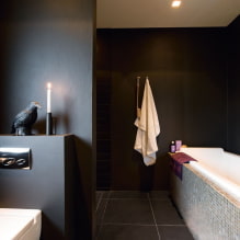 Черная ванная комната: фото и дизайн-секреты оформления-7