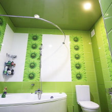 Натяжной потолок в ванной: плюсы и минусы, виды и примеры дизайна-5