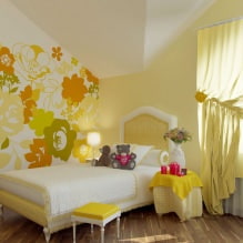 Детская комната в желтых тонах-1