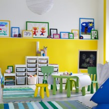 Детская комната в желтых тонах-20